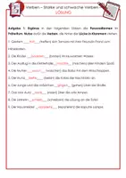 Vorschau - Arbeitsblätter - Verben - Starke und Schwache Verben - Seite 3