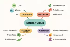 Vorschau - Arbeitsblätter - Arbeitsblatt zum Thema "Dinosaurier" + Onlineübung & MP3 + Mindmap + Infografiken - Seite 3