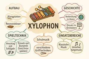 Vorschau - Arbeitsblätter - Arbeitsblatt "Xylophon" + Onlineübung & MP3 + Mindmap + Infografik - Seite 3