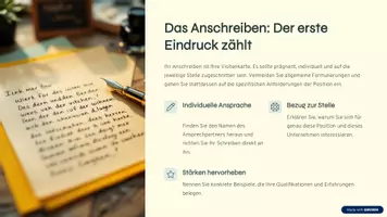 Vorschau - Präsentationen/Tafelbilder - Der-Leitfaden-fur-Ihre-perfekte-Bewerbung-auf-Deutsch - Seite 1