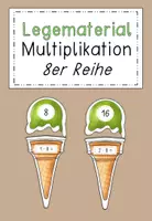 Vorschau - Spiele - Multiplikation - 8er Reihe (Eis) - Deckblatt