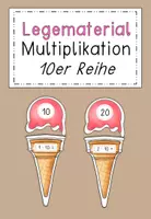 Vorschau - Spiele - Multiplikation - 10er Reihe (Eis) - Deckblatt