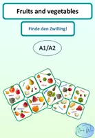 Vorschau - Spiele - Fruits and vegetables: Finde den Zwilling - Deckblatt