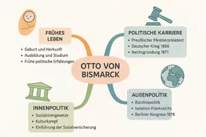 Vorschau - Arbeitsblätter - Arbeitsblätter zum Thema "Otto von Bismarck" (Lückentext, Hörverstehen) + Lösung & MP3 + Mindmap + Infografiken - Seite 2
