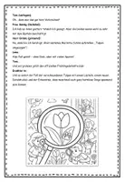 Vorschau - Arbeitsblätter - Lesetheater / Rollenspiel im Frühling: "Tulpenbeet" (3.-5. Klasse, Leseförderung, DaZ-geeignet) - Seite 2
