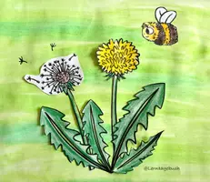Vorschau - Stundenentwürfe - Kunst-Paket Frühling, Ostern, Muttertag Ausmalbilder, Bastelvorlagen - Seite 2