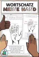 Vorschau - Arbeitsblätter - "Meine Hand" der Körper DaZ - Seite 3