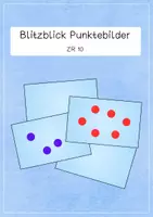 Vorschau - Präsentationen/Tafelbilder - Wachsendes Materialpaket Blitzblick und Blitzrechnen Mathe Klasse 1 - Deckblatt
