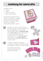 Vorschau - Stundenentwürfe - Muttertag Bastelvorlage | Geschenk zum Muttertag für die Grundschule | Explosionsbox basteln | Muttertag 3. Klasse | Muttertag 4. Klasse - Seite 1
