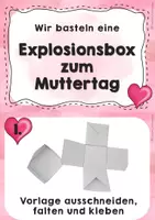 Vorschau - Stundenentwürfe - Muttertag Bastelvorlage | Geschenk zum Muttertag für die Grundschule | Explosionsbox basteln | Muttertag 3. Klasse | Muttertag 4. Klasse - Seite 3