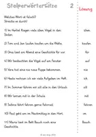 Vorschau - Arbeitsblätter - 171 Stolperwörtersätze auf 16 ABs mit Lösungen - Seite 2