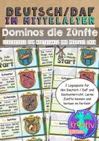 Vorschau - Spiele - Mittelalter Zünfte Dominos - Deckblatt
