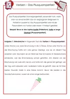 Vorschau - Arbeitsblätter - Verben - Das Plusquamperfekt - Seite 1