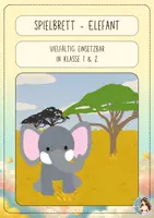 Vorschau - Spiele - Vielfältig einsetzbares Spielbrett - Elefant - Deckblatt