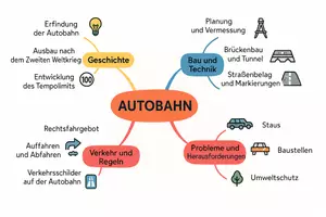 Vorschau - Arbeitsblätter - Arbeitsblätter zum Thema "Autobahn" + Lösung & MP3 + Mindmap - Seite 3