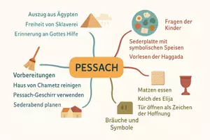 Vorschau - Arbeitsblätter - Arbeitsblatt "Pessach" + Onlineübung & MP3 + Mindmap + Infografik - Seite 3