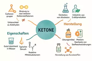 Vorschau - Arbeitsblätter - Arbeitsblatt "Aldehyde und Ketone" + interaktive Lösung & MP3 + Mindmaps + Infografik - Seite 3