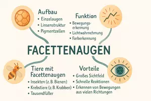 Vorschau - Arbeitsblätter - Arbeitsblätter zum Thema "Wie funktioniert das Sehen mit einem Facettenauge?" + Lösung & MP3 + Mindmap + Infografik - Seite 2