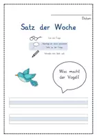 Vorschau - Arbeitsblätter - Satz der Woche - Seite 2