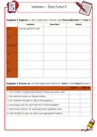 Vorschau - Arbeitsblätter - Verben - Das Futur II - Seite 2