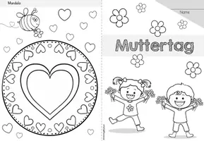 Vorschau - Arbeitsblätter - Muttertag - Seite 1
