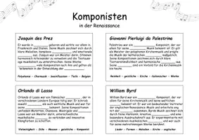 Vorschau - Unterrichtsreihen - Musikepochen RENAISSANCE Musik Arbeitsblätter - Seite 3