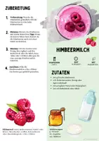 Vorschau - Unterrichtsreihen - Rezept: Himbeermilch | Vegetarisch | Hauswirtschaft & Ernährung | Klasse 5–9 - Seite 1