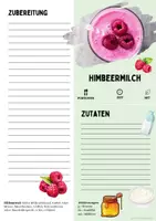 Vorschau - Unterrichtsreihen - Rezept: Himbeermilch | Vegetarisch | Hauswirtschaft & Ernährung | Klasse 5–9 - Seite 2