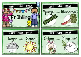 Vorschau - Spiele - Dies oder das - Spiel - Frühling (Entweder - oder) - Seite 1