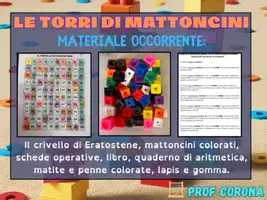 anteprima - Materiale di supporto/inclusione - Percorso lab. su divisibilità - Torri di mattoncini - Pagina 2