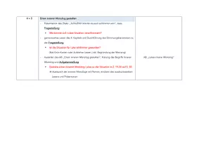 Vorschau - Stundenentwürfe - Lesen des Romans "Schattenkinder" - Kreatives Schreiben - Innerer Monolog (Deutsch, Klasse 6-8) - Seite 1