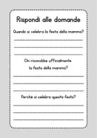 anteprima - Esercizi - Schede didattiche Festa della Mamma - Pagina 2