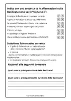 anteprima - Compiti in classe/Test - VERIFICA REGIONE BASILICATA - GEOGRAFIA CLASSE QUINTA - Pagina 2