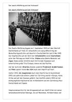 Vorschau - Arbeitsblätter - Der zweite Weltkrieg und der Holocaust Texte Aufgaben Lösung - Seite 1
