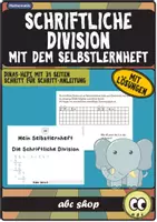 Vorschau - Arbeitsblätter - Schriftliche Division - Das Selbstlernheft (die Schriftliche Division kleinschrittig erarbeiten) - Deckblatt