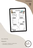 Vorschau - Arbeitsblätter - Fact Sheet: Alaska - Deckblatt