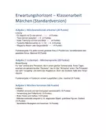 Vorschau - Klassenarbeiten - Klassenarbeit Deutsch Klasse 5 Märchen (inkl. Lösung + Erwartungshorizont!) - Seite 2