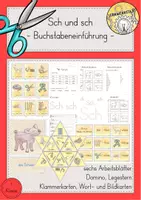 Vorschau - Arbeitsblätter - Buchstabeneinführung Sch sch - Deckblatt