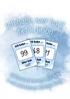 Vorschau - Spiele - "Ich habe, wer hat?" - Einmaleins-Version - Deckblatt
