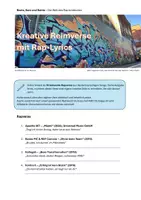 Vorschau - Arbeitsblätter - Kreative Reimverse mit Rap – Sprachförderung mit Songtexten - Seite 1