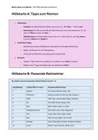 Vorschau - Arbeitsblätter - Kreative Reimverse mit Rap – Sprachförderung mit Songtexten - Seite 2