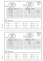 Vorschau - Arbeitsblätter - Schriftliche Division mit zweistelligem Multiplikator (Zehnerzahlen) - Seite 2