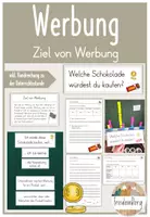 Vorschau - Arbeitsblätter - 4. Stunde: Du hast die Wahl! - Ziel von Werbung - Deckblatt