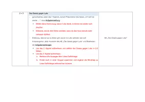 Vorschau - Stundenentwürfe - Lesen des Romans "Schattenkinder" - Textarbeit - Das Gesetz gegen Luke (Deutsch, Klasse 6-8) - Seite 1