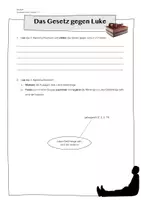 Vorschau - Stundenentwürfe - Lesen des Romans "Schattenkinder" - Textarbeit - Das Gesetz gegen Luke (Deutsch, Klasse 6-8) - Seite 2
