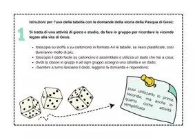 anteprima - Esercizi - _TIRA IL DADO E RACCONTA - LA PASQUA DI GESù _ PRIME E SECONDE - Pagina 3