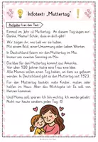 Vorschau - Arbeitsblätter - Infotext zum Muttertag: Leseverständnis und Fragen - Seite 3