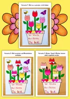 Vorschau - Arbeitsblätter - Muttertag Bastelvorlage Blumentopf - Muttertagsgeschenk - Seite 1