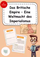 Vorschau - Arbeitsblätter - Das Britische Empire – Eine Weltmacht des Imperialismus - Deckblatt