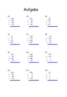 Vorschau - Arbeitsblätter - Schriftliche Addition Ganze Zahlen maxi-pack - Seite 3